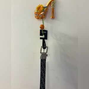 DKNY Monochrome Logo Strap belt size 2X